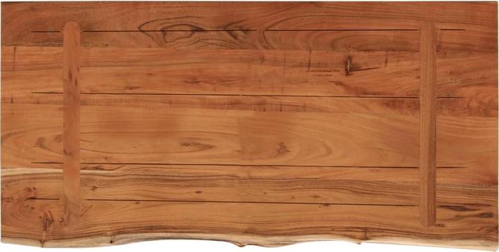 Actual product image VidaXL Table top rectangular tree edge wooden top furniture top solid wood acacia (80 x 40 x 2.5 cm)