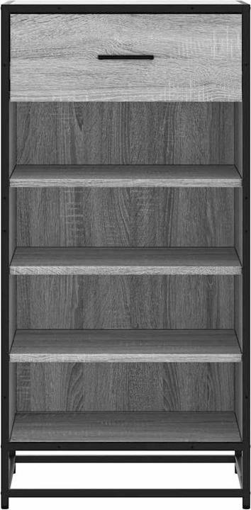 Produktbild VidaXL Schuhregal Grau Sonoma 48x38x97,5 cm Holzwerkstoff