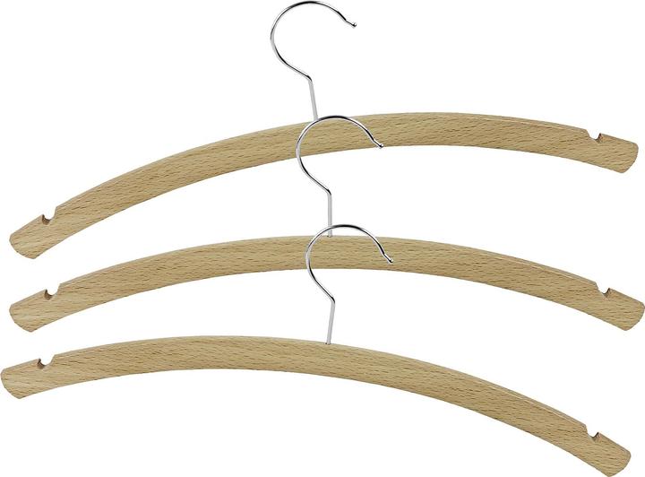 Actual product image Bürstenmann Coat hanger FSC w.notch 3s (3 x)