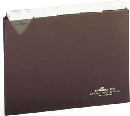 Immagine prodotto Durable SCHEDE GUIDA CON LETTERE SALDATE 1 PAK 314111 (A4)