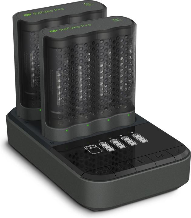 GP Batteries GP ReCyko Pro-Charger Dock (1 Stk., AA, 2000 mAh, Ladegerät inkl. Akku)