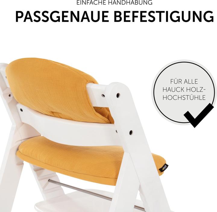 Produktbild Hauck Highchair Pad Select Muslin Honey