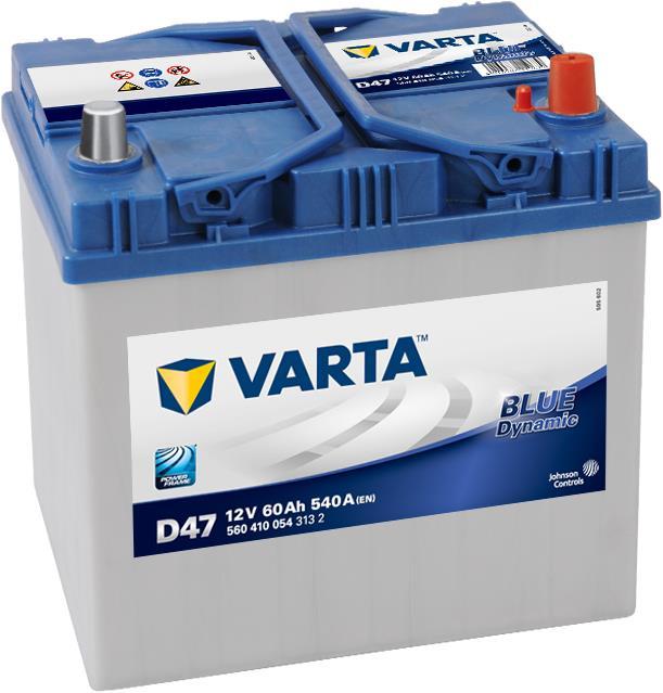 Actual product image Varta Blue Dynamic D47 (12 V, 60 Ah, 540 A)