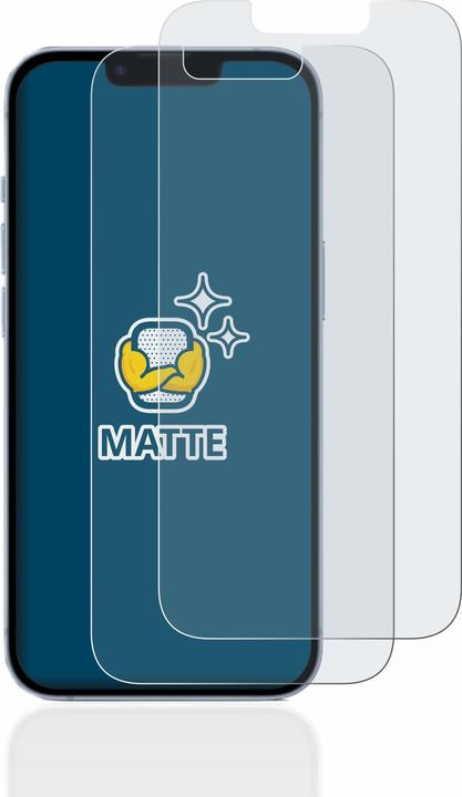 Produktbild BROTECT Entspiegelungs-Schutzfolie Displayschutz Matt (2 Stück, Apple iPhone 14)