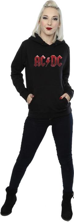 Immagine prodotto AC/DC Felpa con cappuccio Donna/Ladies Red Ice Logo (S)