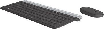Actual product image Logitech MK470 Wireless keyboard and mouse, Graphite Sp., US (Eng. Int., Wireless)