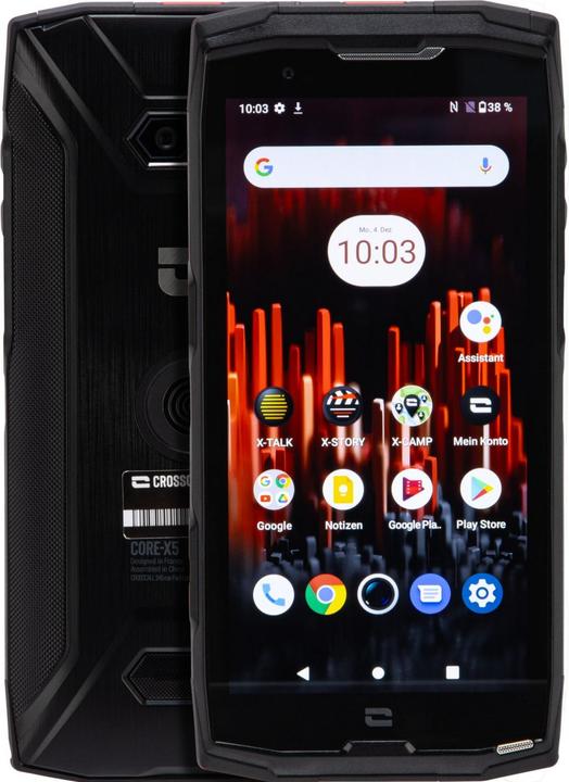 Produktbild Crosscall Core X5 (64 GB, Schwarz, 5.45", Dual SIM, 48 Mpx, 4G)
