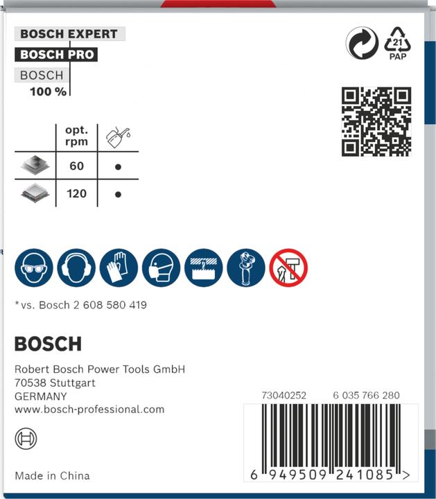 Nährwerte und Zutaten Bosch Professional Zubehör PRO Sheet Metal PC Plus Lochsäge, 73 mm (73 Millimeter)