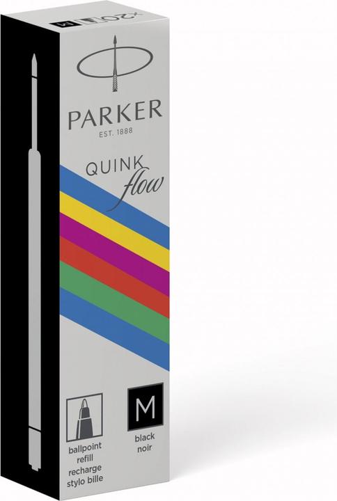 Image du produit Parker Pen Quinkflow (Recharger, Noir)