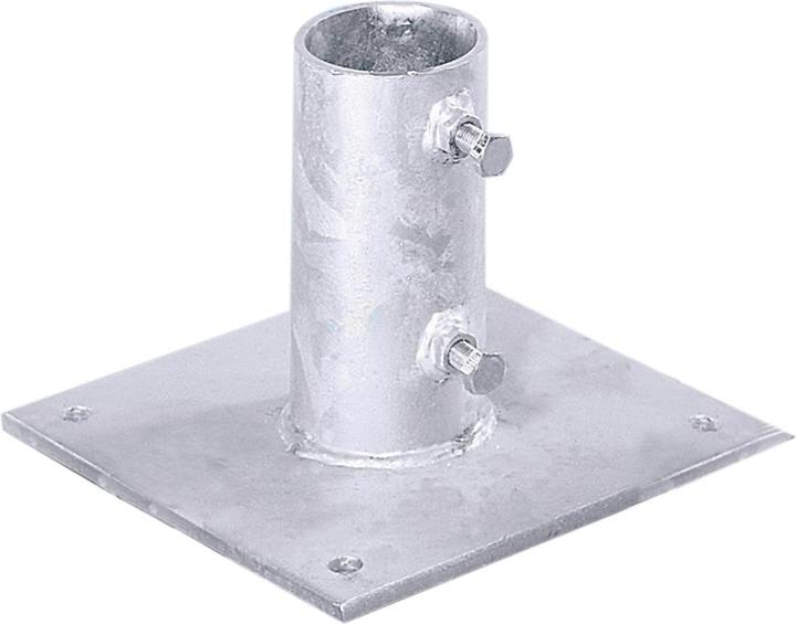 Produktbild Brady Sockel (Schraubenbefestigung, Aluminium, Silber, für Stange mit Durchmesser 51 mm (1 Stück)