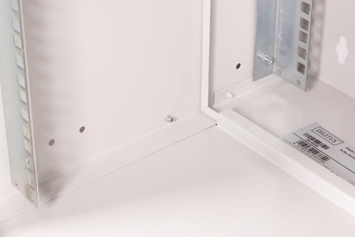 Actual product image Digitus 19" 12U wall-mounted housing, SOHO PRO perforated door, 595 x 540 x 400 mm, grey (12 RU, 19 inch rack)