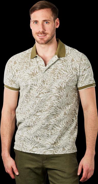 Actual product image GANT Pique Rugger Leaf Print utility green (S)