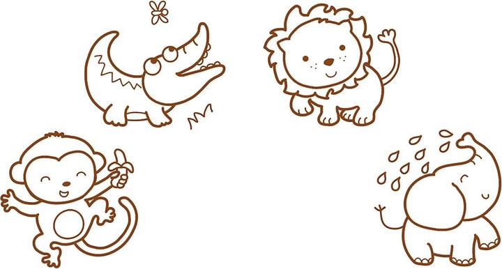 Actual product image Aladine Baby Stamp Savannah ECO