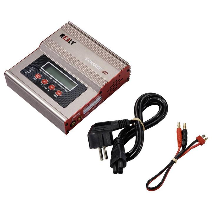 Produktbild Reely V-Charge 50 Modellbau-Multifunktionsladegerät 12 V, 230 V 7 A LiIon, LiFeP