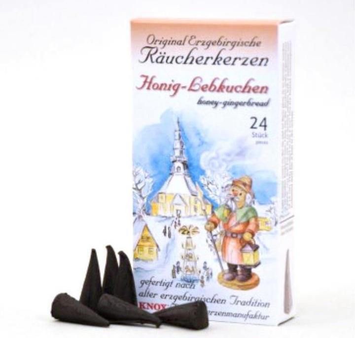Actual product image Knox Incense Cones - Honey-Gingerbread, 24 pieces