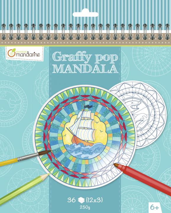 Image du produit Avenue Mandarine Graffy Pop, Mandala Garçons