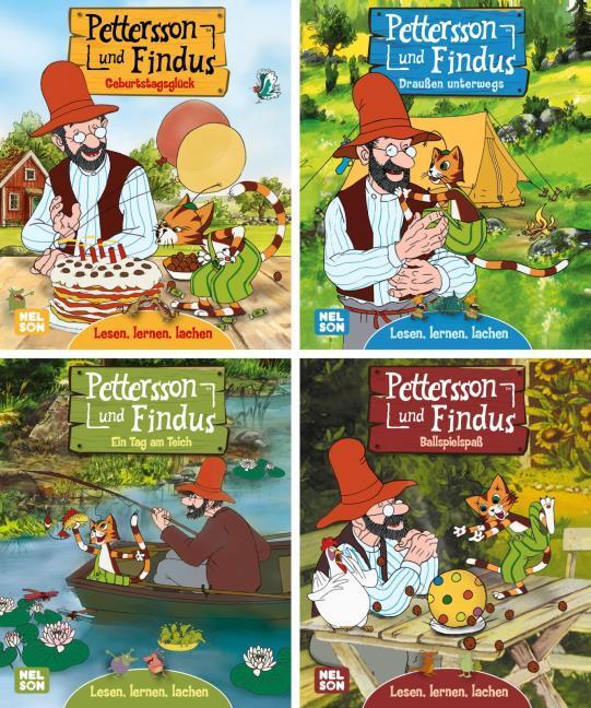 Actual product image Mini-Bücher: 4er Pettersson und Findus 1-4 (German, 2022)
