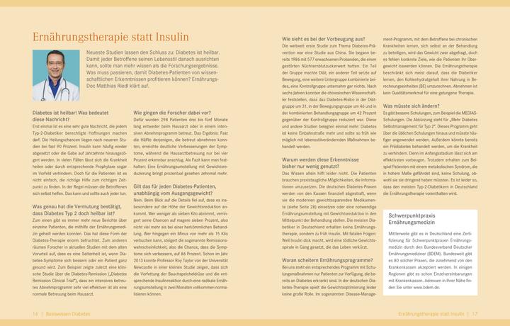 Image du produit Die Ernährungs-Docs - Diabetes heilen (Allemand, Jörn Klasen, 2019)