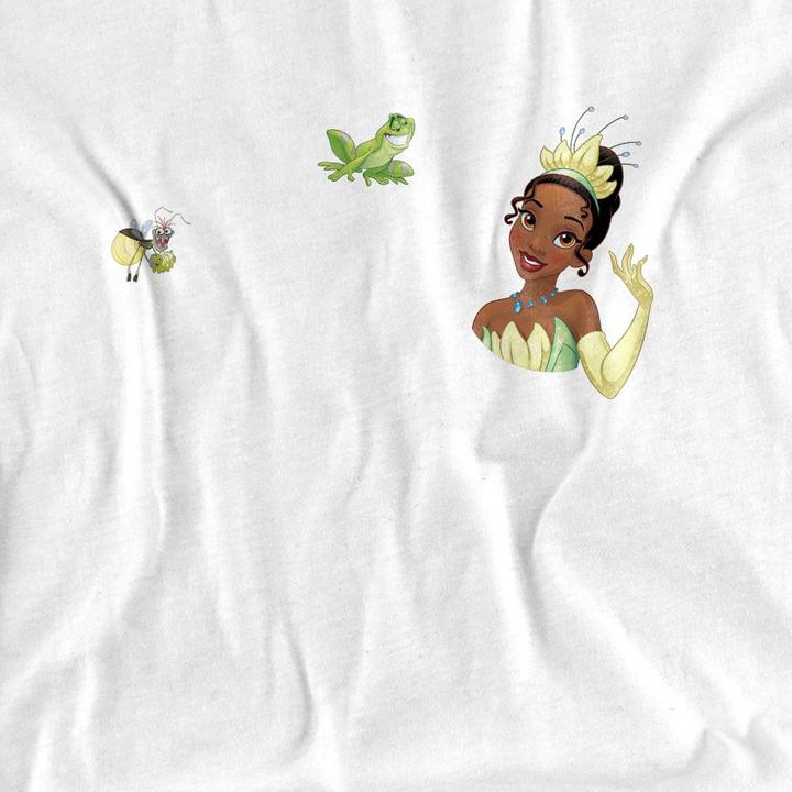 Immagine prodotto Disney Princess Cool Vibes Maglietta Tiana e il Principe Naveen Adulto Unisex (XL)
