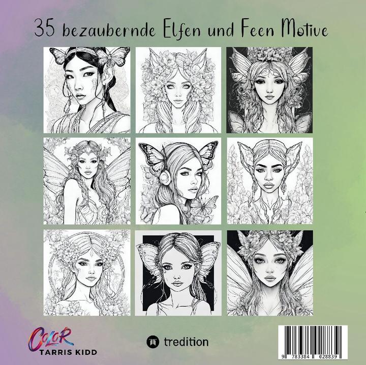 Immagine prodotto Malbuch fr Erwachsene Bezaubernde Elfen und Feen Fantasie Beauty Anti-Stress mit magischen Wald
