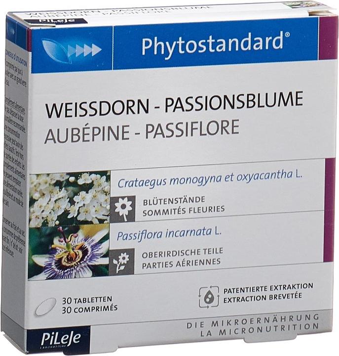 Phytostandarts Weissdorn - Passionblume Tablette (30 Stück, Tabletten, 35 g)