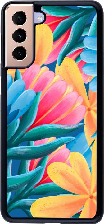 Produktbild PhoneLook Hülle Spring 23 colorful flowers (Samsung Galaxy S21+ 5G)