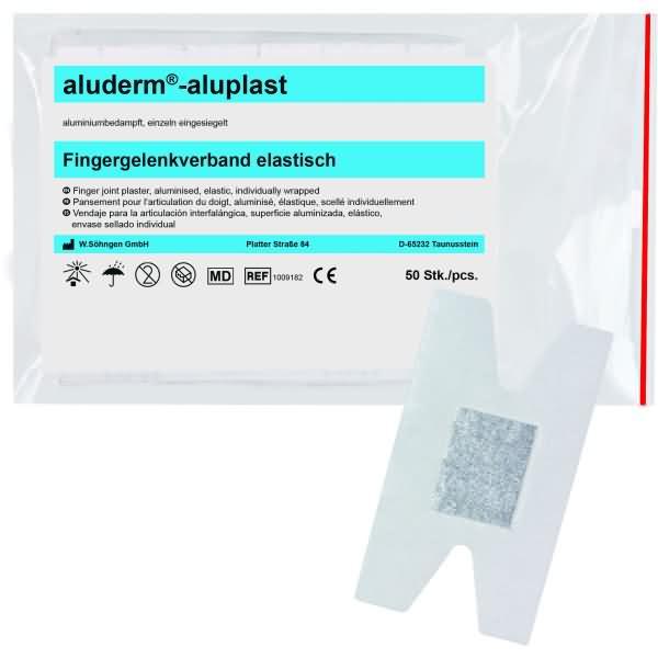 Söhngen aluderm aluplast Fingergelenkpflaster elastisch 4x7.2cm, einzeln, 50 Stk. (50 x)