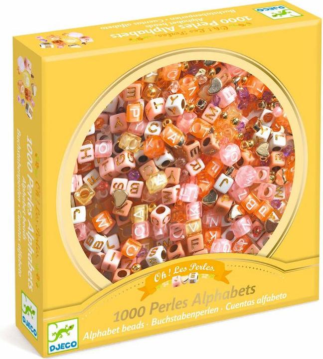 Actual product image Djeco Alphabet beads