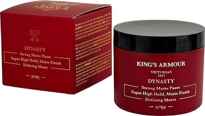 Immagine prodotto King's Armour DYNASTY Strong Matte Paste 110 ml (Gel per capelli, 110 ml)
