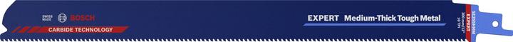 Bosch Professional Zubehör EXPERT 'Medium-Thick Tough Metal' S 1255 HHM reciprocating saw blade, 1 piece