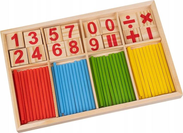 Actual product image Kruzzel Counting sticks - different colours