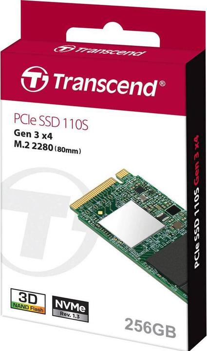 Immagine prodotto Transcend PCIE SSD 110S 256GB (256 GB, M.2 2280)