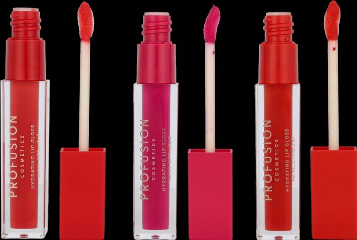 Actual product image Profusion Cosmetics Lip Gloss Trio Set