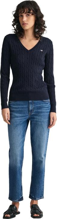 Image du produit GANT Stretch Cotton Cable V-Neck (L)