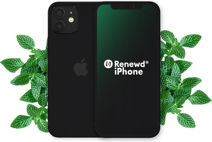 Immagine prodotto Renewd iPhone 12 (64 GB, Nero, 6.10", 12 Mpx, Doppia SIM, A / Come nuovo)