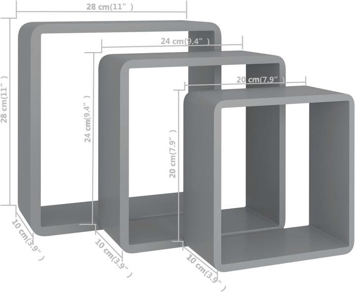 Immagine prodotto VidaXL Axton (28 x 10 x 28 cm)