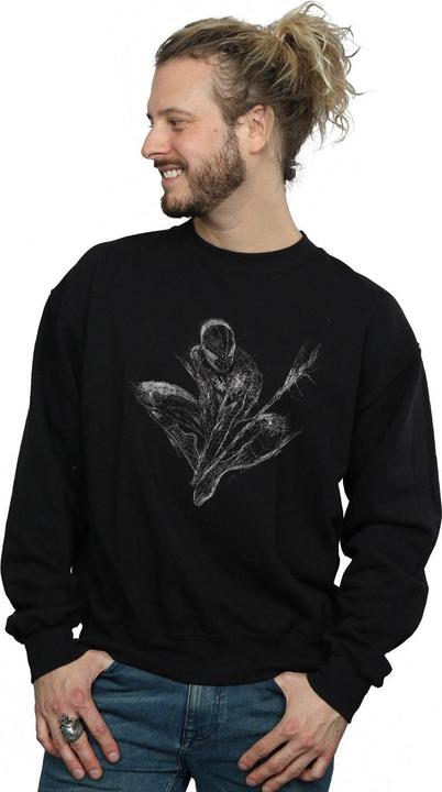Actual product image Mens Spider-Man Web Crouch Sweatshirt (S)