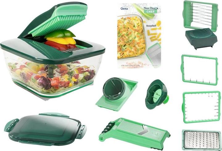 Actual product image Genius Nicer Dicer Chef Set 15pcs.
