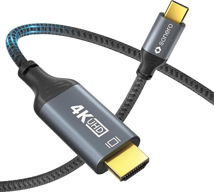 Actual product image Sonero USB C – HDMI (2 m, HDMI, USB Type C)