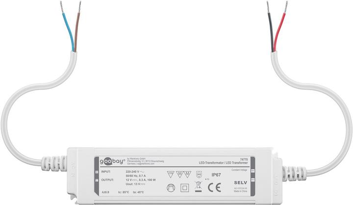 Produktbild Goobay LED-Trafo 12 V DC, 100 W, IP67