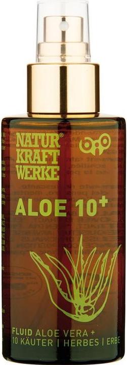 Actual product image NaturKraftWerke Aloe 10+ skin care and refreshing spray herbs (Body lotion, 100 ml)