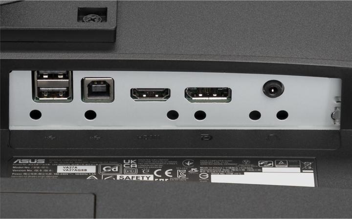 Actual product image ASUS VA27AQSB (2560 x 1440 pixels, 27")