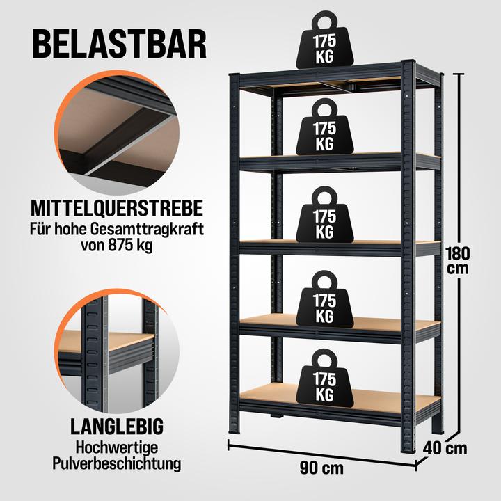 Produktbild Monzana Schwerlastregal