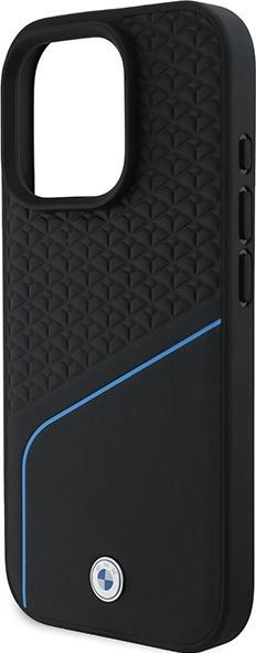 Produktbild BMW BMHMP16L23RDCLK iPhone 16 Pro 6.3" czarny/black hardcase Sign Leather Textured And Line MagSafe (Apple iPhone 16 Pro)