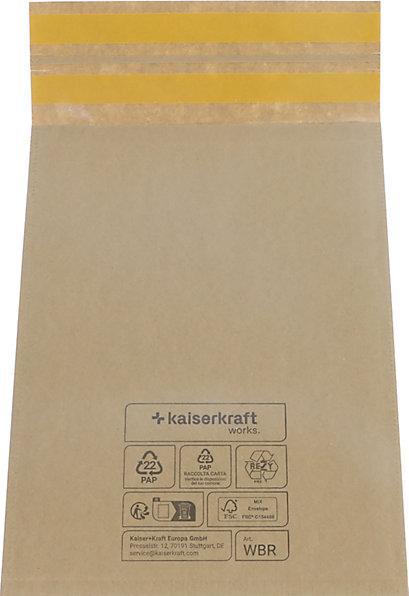 Immagine prodotto kaiserkraft Busta per spedizioni Wavebag™ Return terra (75 x)