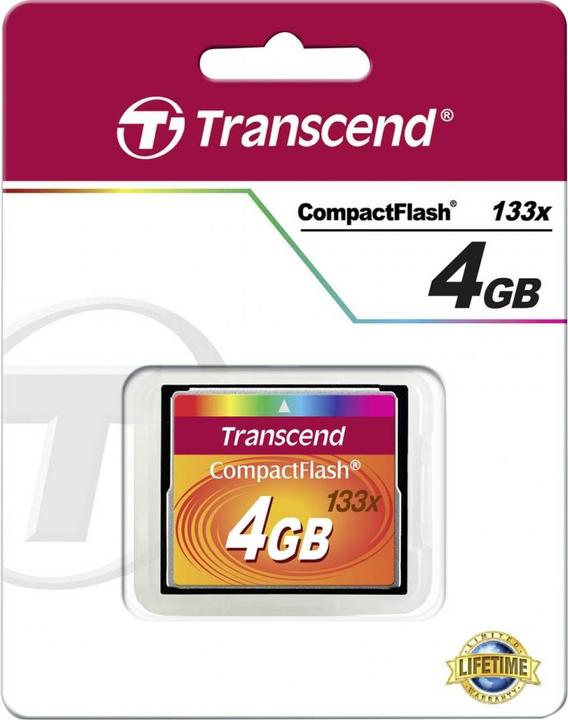 Immagine prodotto Transcend CompactFlash Ultra Speed (4 GB, CF)