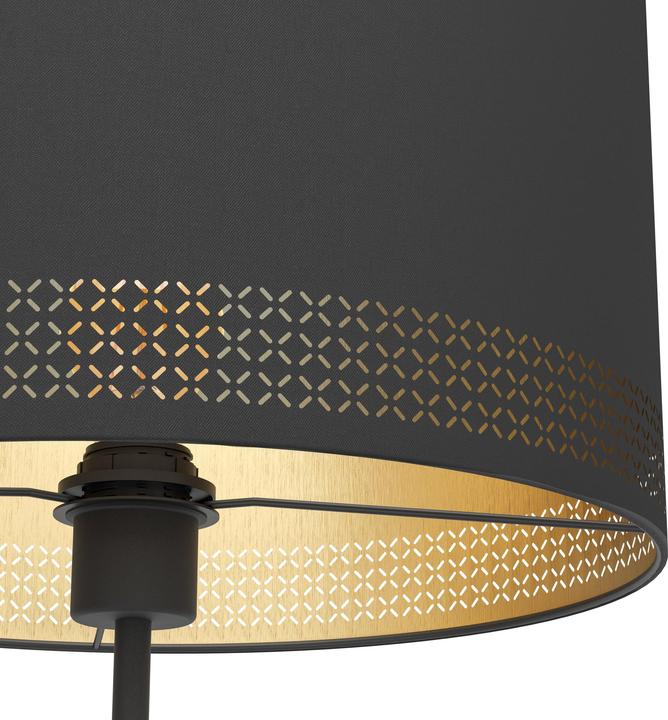 Produktbild EGLO Stehleuchte ESTEPERRA 1x E27, Schwarz/Gold (E27)