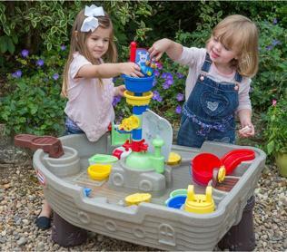 Actual product image Little Tikes Water feature table pirate ship