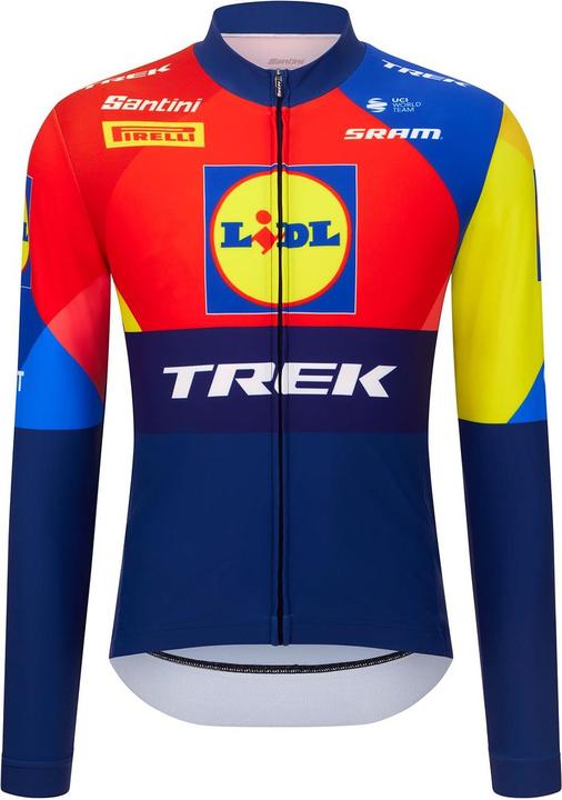Santini Lidl-Trek Team Replica Race Thermo-Langarmtrikot