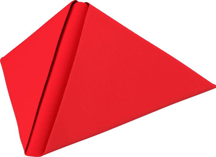 Image du produit Duni Serviet Dunilin 40x40 cm rød,12 pk x 45 stk/krt
